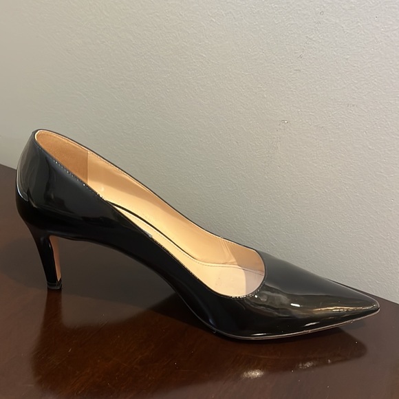 Prada Parent Leather Pumps. - Picture 7 of 12
